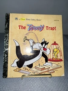 A First Little Golden Book: The Tweety Trap! (1992 Hardcover) by Jean Lewis, vtg - Picture 1 of 8