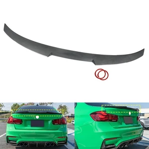 V-Stil Heckspoiler Spoilerlippe für BMW 3er F30 F80 Limo Carbon Look Heckflügel - Bild 1 von 12