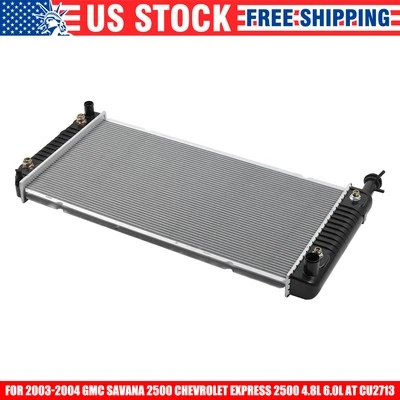 CU2713 Radiator For 2003-2004 GMC Savana 2500 &Chevrolet Express 2500 4.8L 6.0L# - Imagem 1 de 4