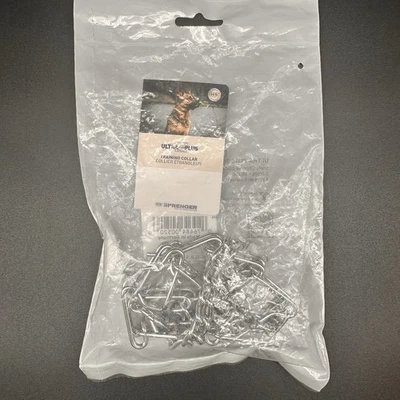 Herm. Sprenger Ultra-Plus Prong Dog Collar, Chrome, 3.0mm x 18" Neck 22" Chain - Image 1 of 4