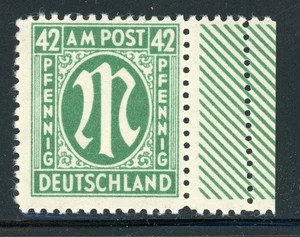 AMG-GERMANY Specialized: MICHEL #31VAR 42pf DOUBLE PERFs in MARGIN $$$ - Picture 1 of 2