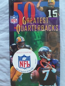 NFL 50 Greatest Quarterbacks VHS On VHS Football Brand New - Imagen 1 de 3