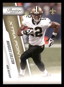 2010 Prestige Xtra Points Gold #123 Marques Colston /250 - Picture 1 of 2