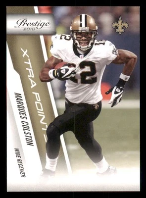 2010 Prestige Xtra Points Gold #123 Marques Colston /250 - Image 1 of 2