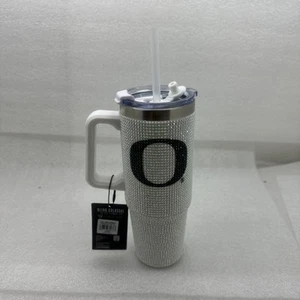 Oregon Ducks White Bling Colossal 34oz Tumbler - New /white - NFL BRAND NEW - Picture 1 of 4