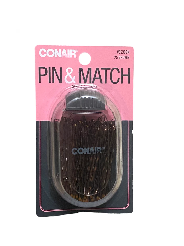 Conair Color Match Bobby Pins Brown - 75 CT - Image 1 of 1