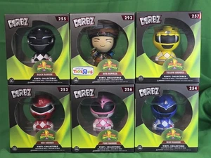 Dorbz Mighty Morphin Power Rangers lot of 6- Rita, Yellow, Pink, Red, Blue,Black - Picture 1 of 6