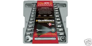 WOW! GearWrench 12pc Metric Ratcheting Wrench set #9412, Great Christmas Gift! - Picture 1 of 1