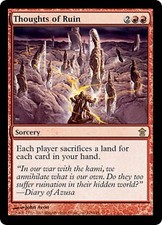 Saviors of Kamigawa Thoughts of Ruin x4 Magic The Gathering NM