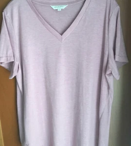 Amaryllis S/S Stricktop mit V-Ausschnitt Größe 2X - Bild 1 von 3