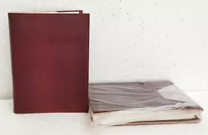 Handmade Hard leather plain blank page diary 6 x 8 Inch Leather diary Lot of 2 - Picture 1 of 8