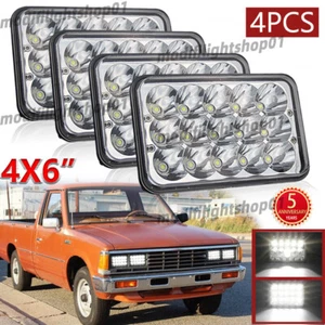4pcs 4x6" Headlights Hi-Lo Sealed For Nissan 720 Pickup 200SX Coupe 1983-1986 - Picture 1 of 11