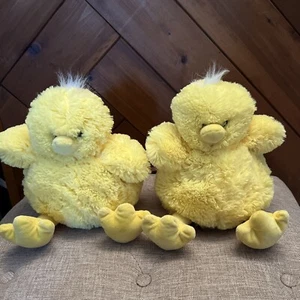 2 Easter Chick Plush Decorations - Picture 1 of 1