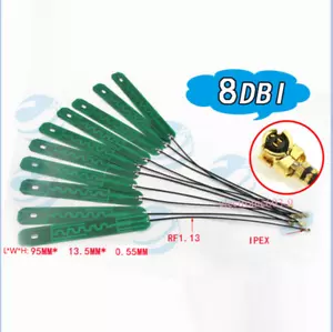 Antenne Wifi Connecteur IPX 2.4G/5G/5.8G 8dbi Double Bande 2400-2500MHZ 4950-5850MHZ IPX - Photo 1/4