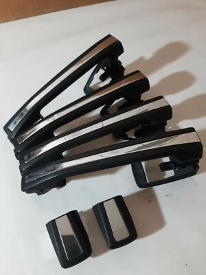 MERCEDES W124 4x MANIGLIA ESTERNA CROMATA PORTA ANTERIORE POSTERIORE DX/SX  - Immagine 1 di 4