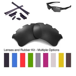 Kit de lentes ventiladas y goma Walleva para chaqueta antiaérea Oakley XLJ - Múltiples opciones - Imagen 1 de 12