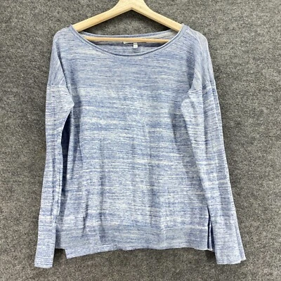 Camiseta Victoria's Secret Mujer M Mediana Azul Rayas Manga Larga Algodón Informal Foto 1 de 4