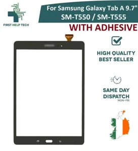 For Samsung Galaxy Tab A 9.7" T550 T555 Touch Screen Digitizer Glass Black New - Foto 1 di 4
