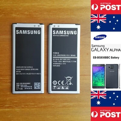 Batería GENUINA Samsung Alpha EB-BG850BBE 1860mAh G850F G850T - ¡Vendedor local! Foto 1 de 4