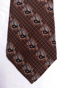 YVES SAINT LAURENT 100% SILK SETA TIE CRAVATTA NECKTIE MADE IN ITALY A2806 - Picture 1 of 6