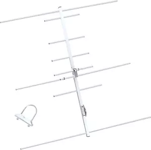 Yagi Antenna VHF UHF 2m 70cm High Gain 8 Elements GMRS Vertical Radio Base Mast - Bild 1 von 6