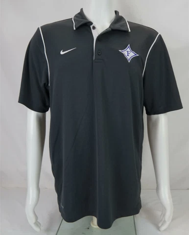 Nike Dri- Fit Furman University Short Sleeve Polo Shirt Black Men's Medium Cover