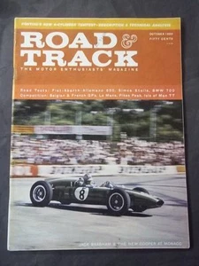 Vintage Road & Track Magazine October 1960 - The New Cooper at Monaco - Picture 1 of 4