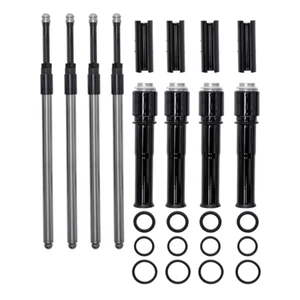S&S 930-0137 Quickee Adjustable Pushrods Black Harley Milwaukee 8 Eight M8 61913 - Picture 1 of 1