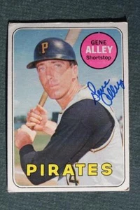 Pittsburgh Pirate star Gene Alley signed / autographed 1969 Topps baseball card- - Picture 1 of 1
