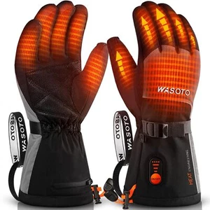 Beheizte Handschuhe für Herren Frauen 7,4 V Akku 22,2 Wh wiederaufladbarer beheizter Skihandschuh... - Bild 1 von 6