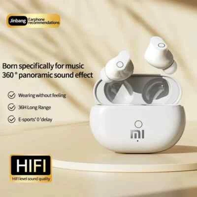 Auriculares Xiaomi Redmi Inalámbricos Bluetooth 5.3 18 Horas Escucha Ip6 Blanco Dorado* Foto 1 de 4