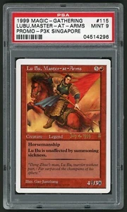 1999 MTG Magic the Gathering Portal Three Kingdoms P3K #115 Lubu Master PSA 9 - Picture 1 of 2