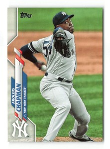 2020 Topps Aroldis Chapman #161   New York Yankees Baseball Card