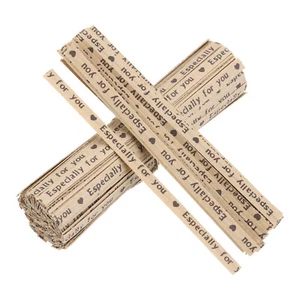 1000Pcs Kraft Paper Twist Ties 3.14Inches Bread Ties Black Brown - Picture 1 of 6