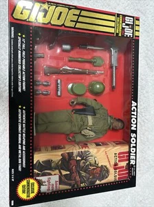 GI JOE 🚀RARE BLACK ACTION 12" SOLDIER💥 U.S. ARMY INFANTRY BOXED SET 1994📚 NIB - Picture 1 of 16