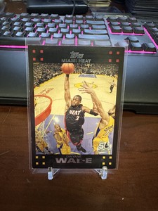 2007 Topps #3 Dwyane Wade Miami Heat