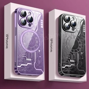 For iPhone 14 13 12 Pro Max 14 Plus Shockproof Magnetic For Magsafe Case Cover - Picture 1 of 18