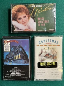 3 NEW SEALED Country Xmas Cassettes, REBA McENTIRE,TENNESSEE Xmas, Xmas For 90's - Bild 1 von 5