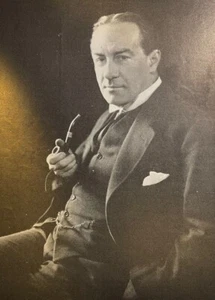 1923 Vintage Magazine Illustration Stanley Baldwin British Prime Minister - Picture 1 of 2