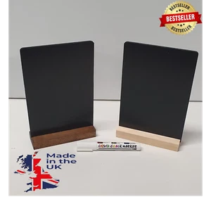 Table Top Chalkboard A5, Menu Boards - Pub - Cafe - Wedding + Free Pen - Picture 1 of 8