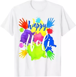 Happy Holi t shirt for Kids Boys Toddler Girls India Hindu T-Shirt - Picture 1 of 5