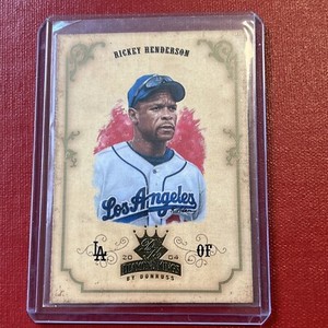 2004 DONRUSS DIAMOND KINGS RICKEY HENDERSON LOS ANGELES DODGERS #150
