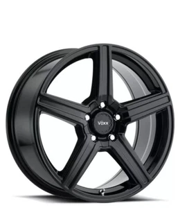 16x7 +40 Voxx Gloss Black Wheel Rim 10x108/114.3 (QTY 1) - Picture 1 of 3