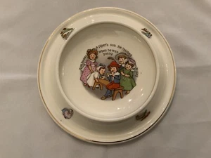 Royal Baby Plate Tom He Was A Pipers Son, Very colorful, Patented in 02/07/1905 - Picture 1 of 7