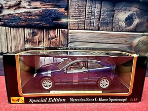 Maisto Special Edition 1:18 Scale Mercedes-Benz C-Klasse Sportcoupé Diecast Car - Picture 1 of 9