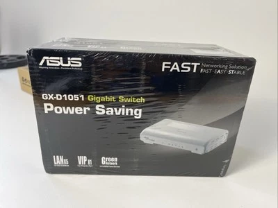 Asus GX-1051 Gigabit Switch Power Saving - New Sealed In Box! Mac Windows - Image 1 of 4