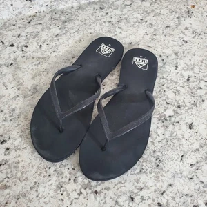 Chanclas Reef Stargazer para mujer talla 10 negras/negras - Imagen 1 de 3