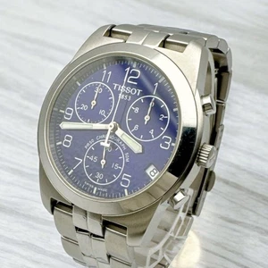 Tissot 1853 Chronograph Quartz Watch Calendar Small Seconds 38mm Working - Picture 1 of 6