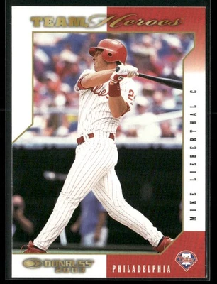 Mike Lieberthal 2003 Donruss Team Heroes #385 Philadelphia Phillies - Image 1 of 2