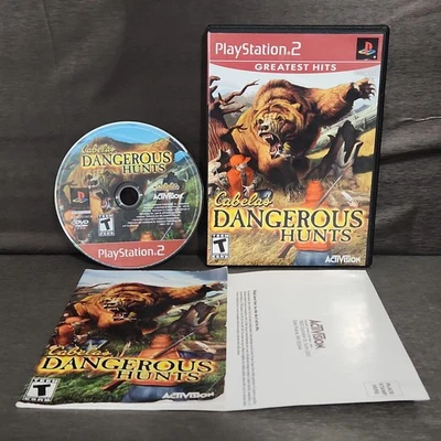 Cabelas Dangerous Hunts PlayStation 2 PS2 Complete Greatest Hits - Image 1 of 4